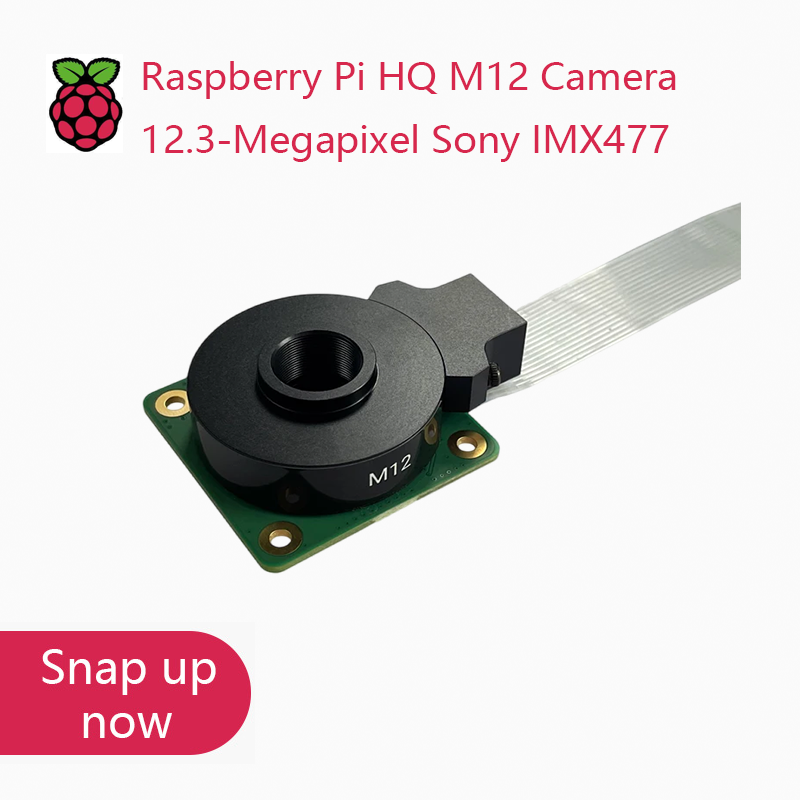 Raspberry Pi Global Shutter Camera Imx296 - Nuevo Módulo de Cámara Original Raspberry